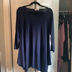 Navy blue tunic